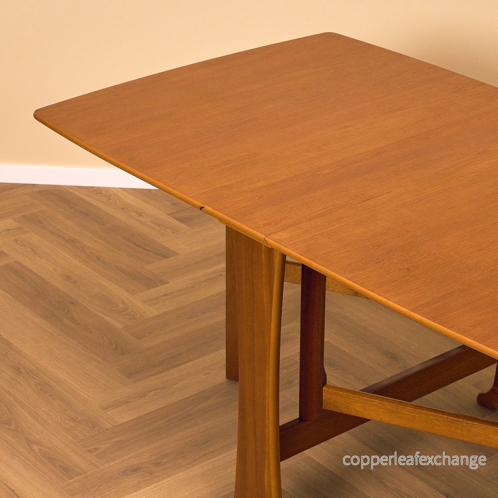 Finsk hopfällbar matbord i teak av Legate Furniture - Bild 3