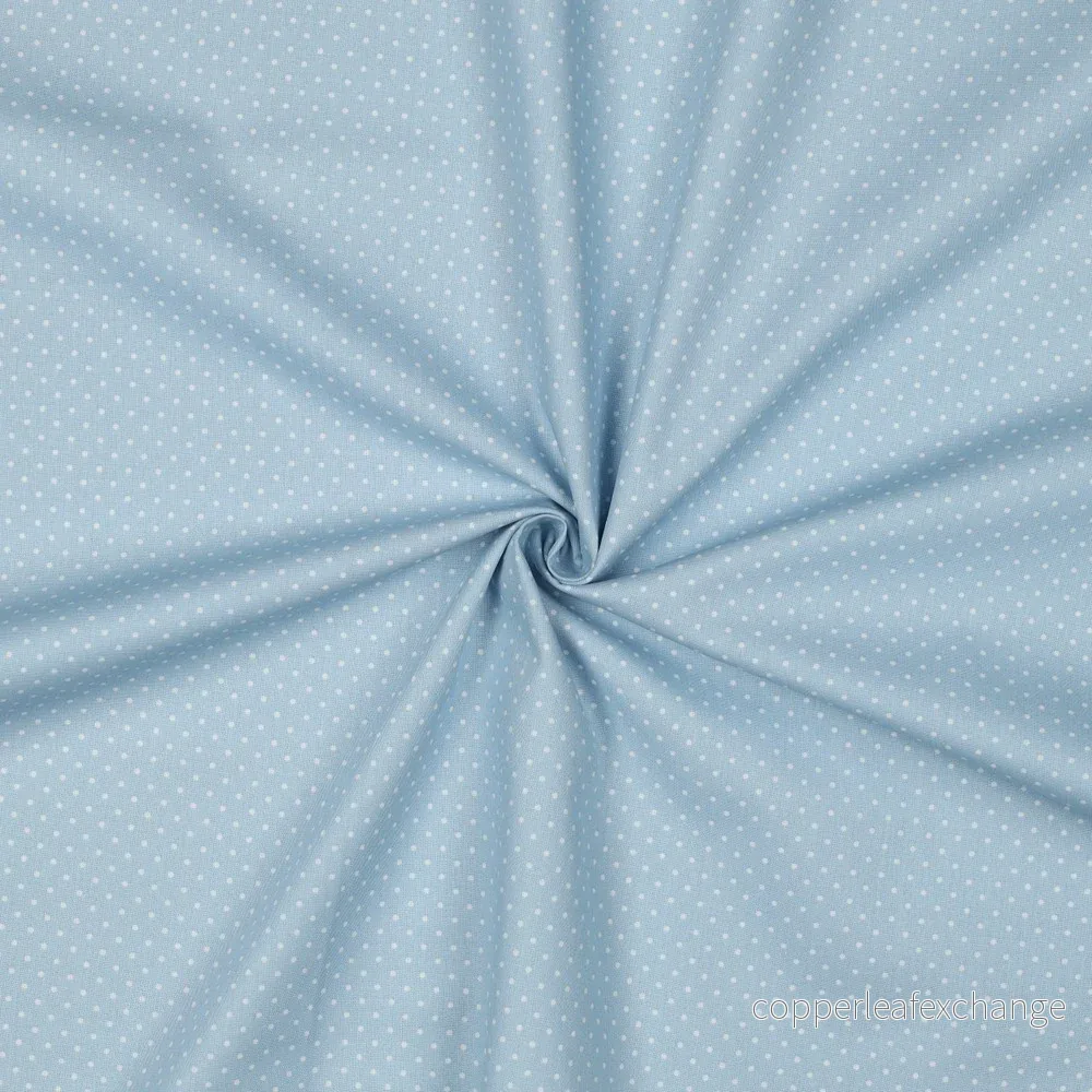 Pattern – Cotton Poplin – Petit Dots – Light blue – 020