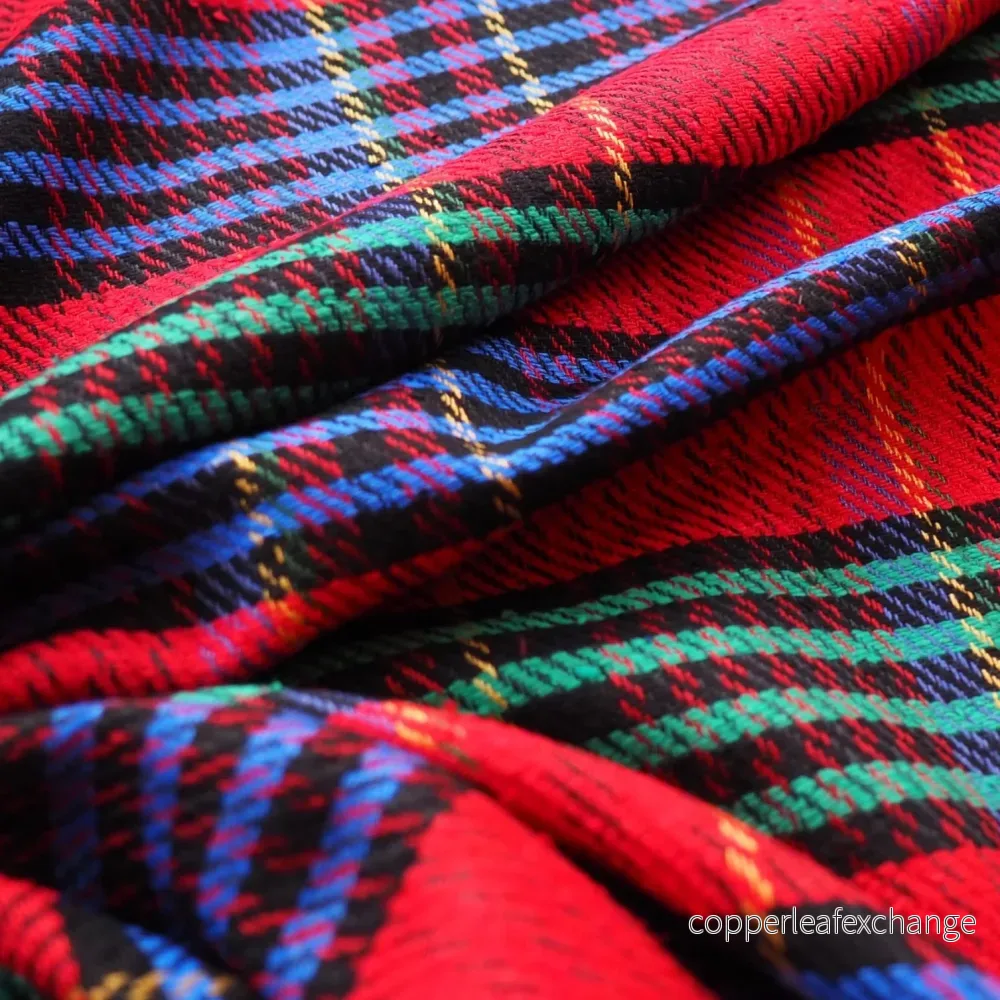 Vintage – Raw Silk – Tartan Stripe – VS1