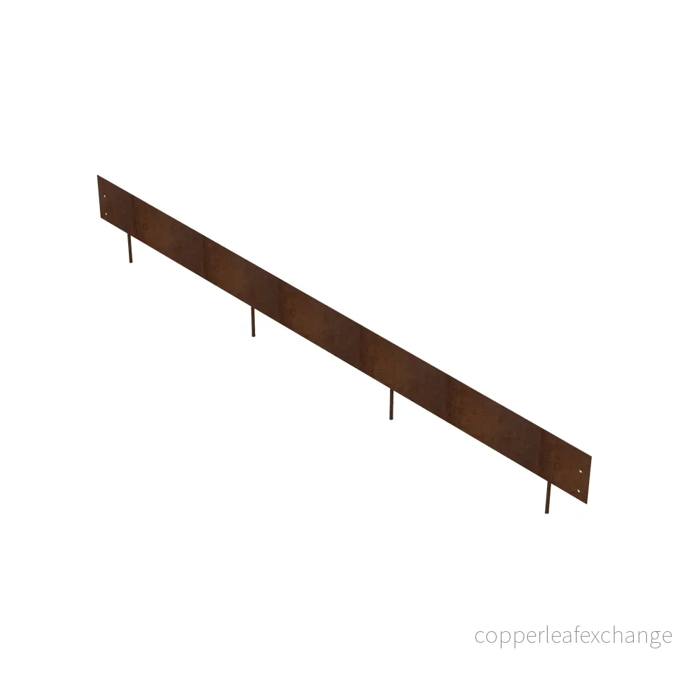 Stålkant Cortenstål Rak 1500×120