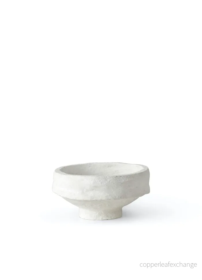 Sculptural bowl - White M