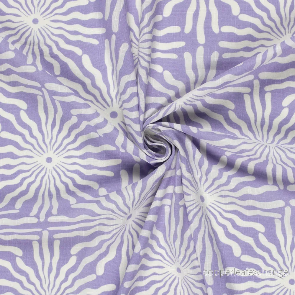Patterned – Cotton – Viscose – Abstract – Solar – Purple – 043 Patterned – Cotton – Viscose – Abstract – Solar – Purple – 043