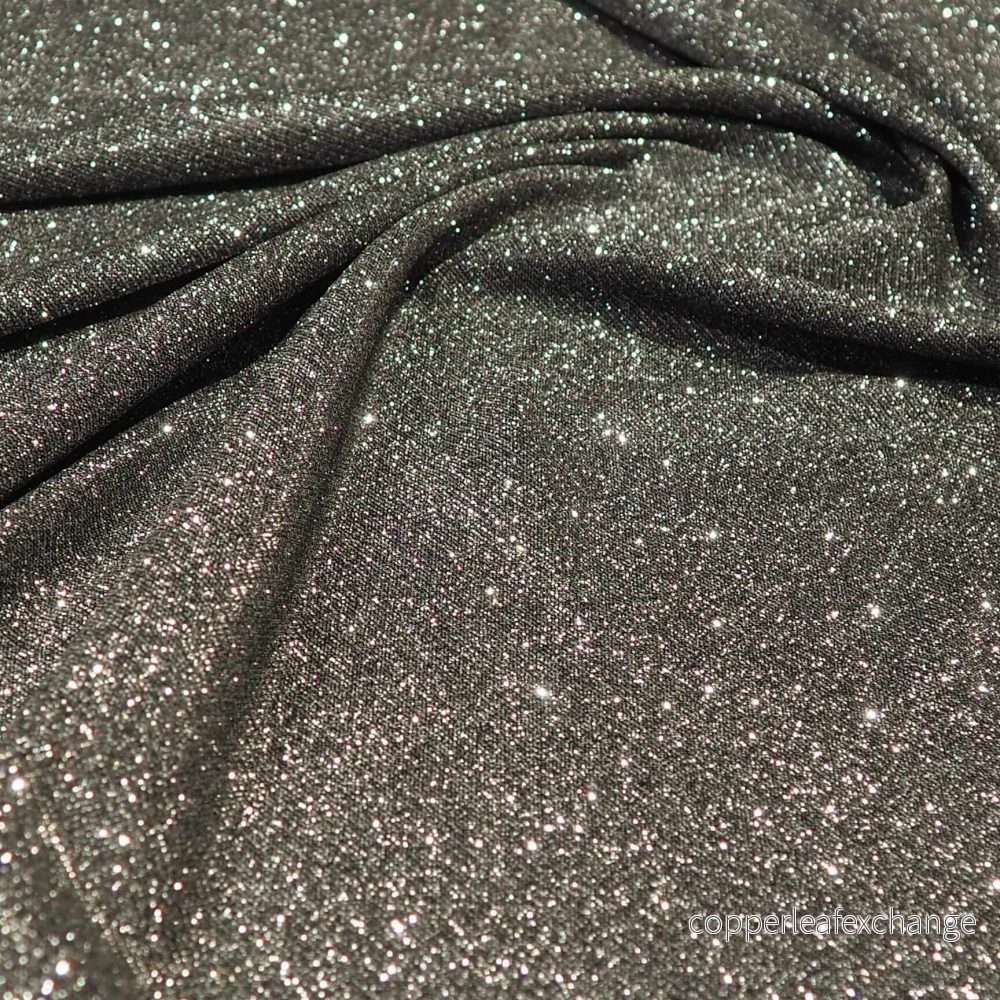 Glitter Lurex Black 069
