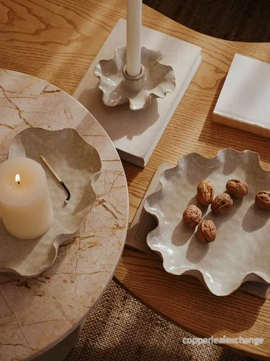 Cori Deco Plate White Cream Ø24 - Bild 3
