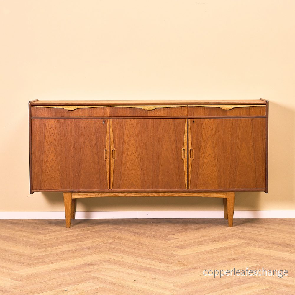 Svensk sideboard i teak, modell ’Trivsel’, av Breo möbler