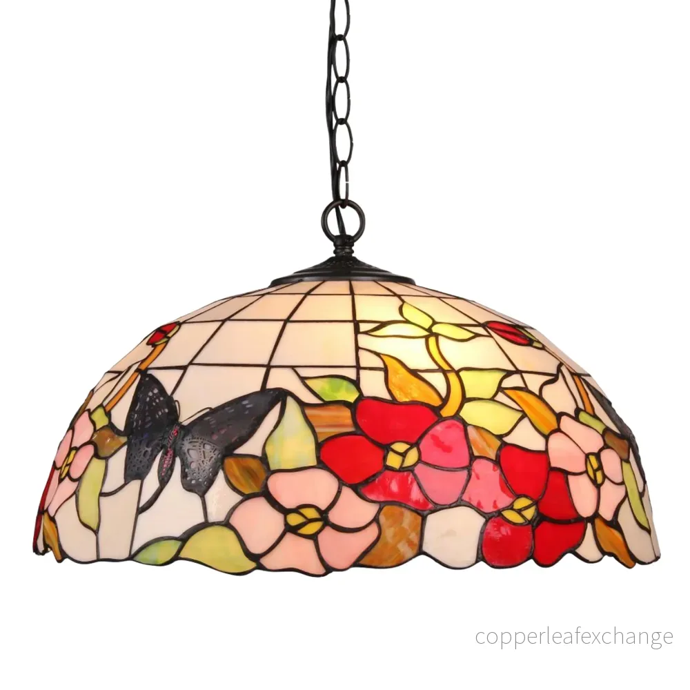 SOMMAR Tiffany Taklampa. Diam 41cm SOMMAR Tiffany Taklampa. Diam 41cm