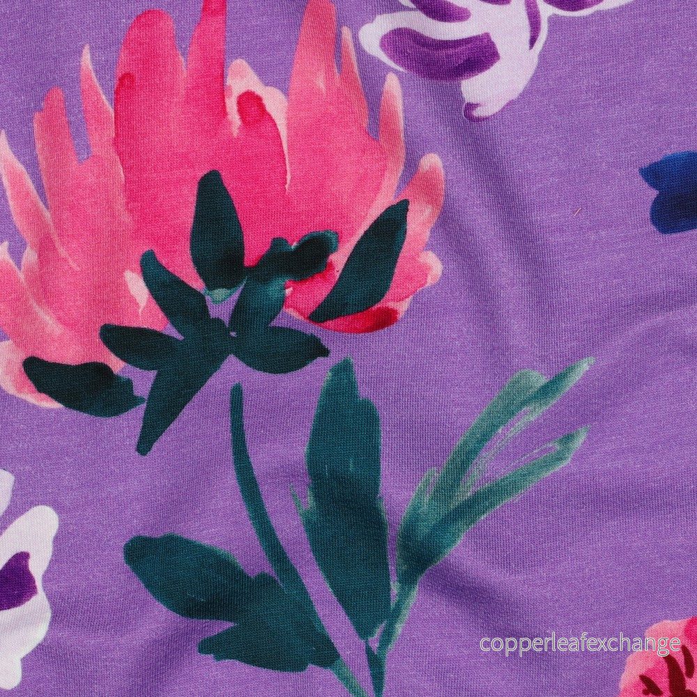 Nerida Hansen - French Terry - Colette - Cotton - Lavender - Bild 2