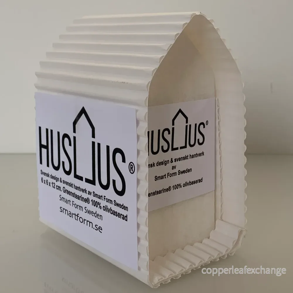 HUSLJUS® 6x6x12 cm av Greenstearine® (100% olivbaserad)