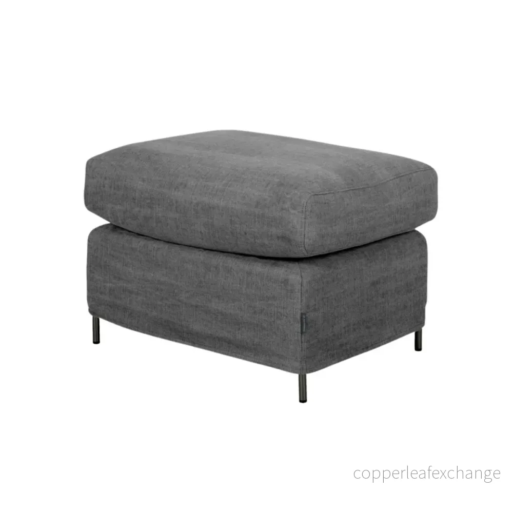 Fotpall Petito liten, Tristan Grey Fotpall Petito liten, Tristan Grey