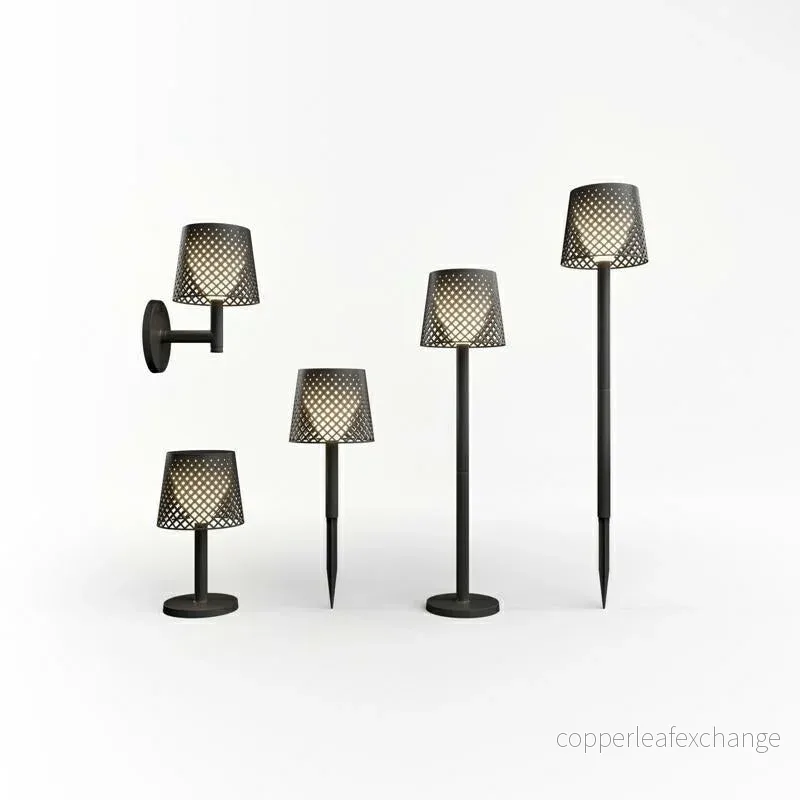 Trädgårdslampa NEW GARDEN - GRETA SOLAR NEGRO 5in1, svart