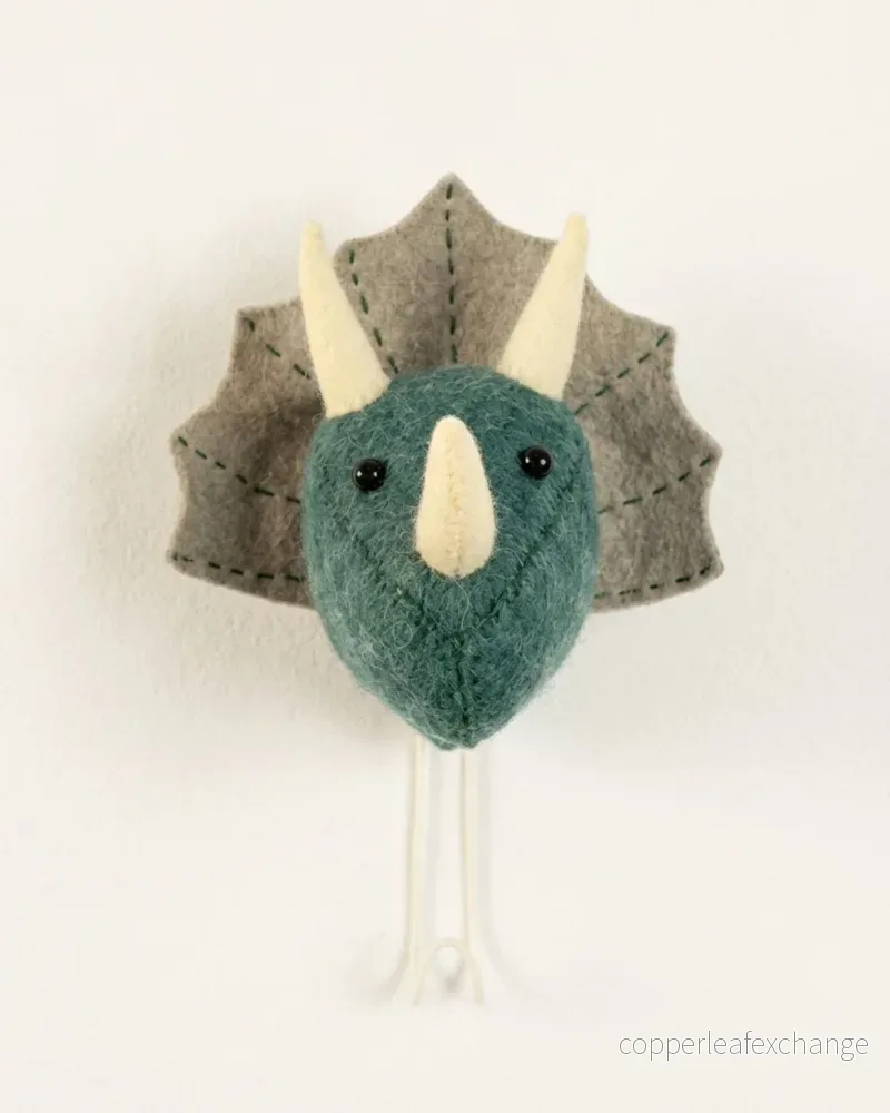 Krok i ull, triceratops - Bild 2