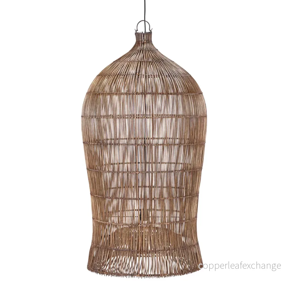 THE WOVEN BELL PENDANT - Dark Walnut XL (Höjd 112cm) - Bild 2