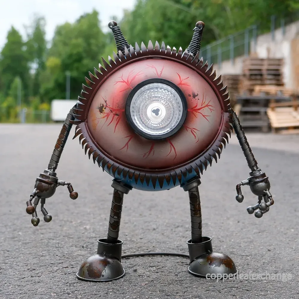 MK-IV Winston – Robot ”Ögat” med solcellslampa MK-IV Winston – Robot ”Ögat” med solcellslampa
