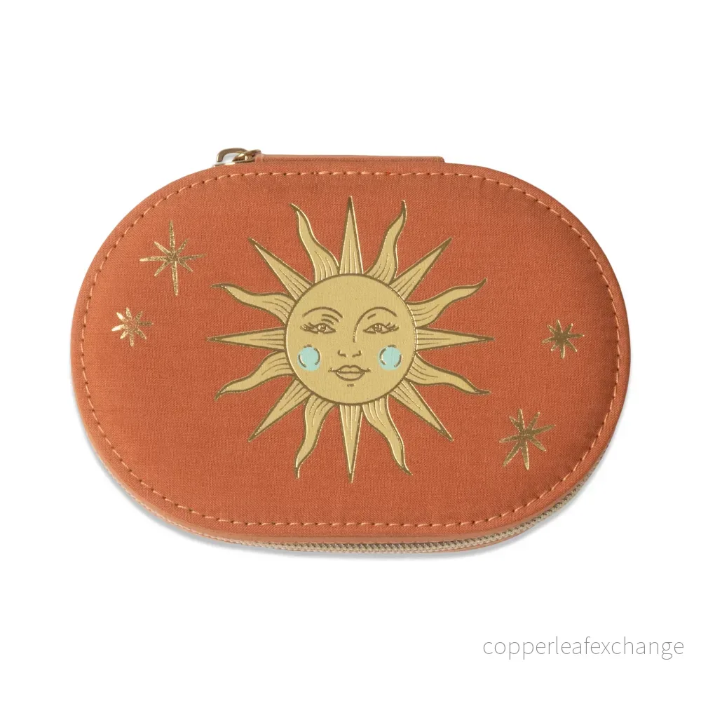 Ovalt Smyckeskrin - Terracotta Sun