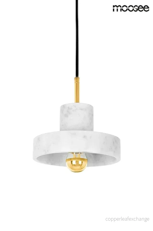 Taklampa MOOSEE - ARCO 20, vit/marmor - Bild 2