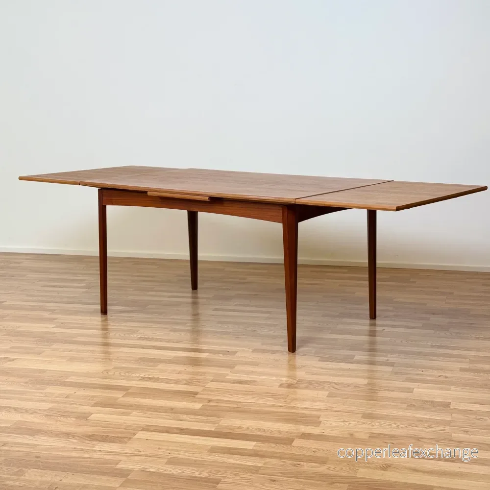 Matbord i teak och ek, 1950-60-tal, Danmark - Bild 2