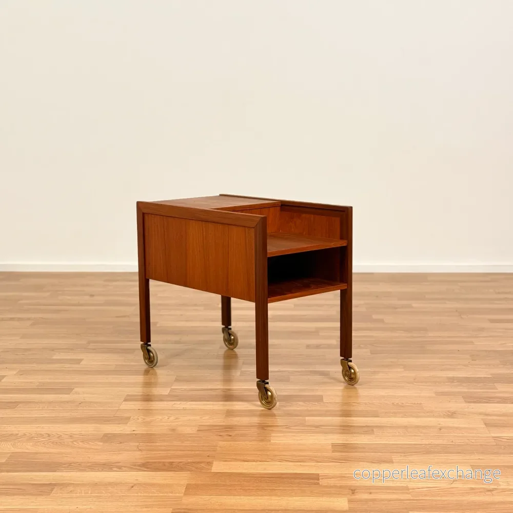 Sidobordet "Gerti" i teak av Bengt Ruda för IKEA, 1950-60-talet, Sverige - Bild 3