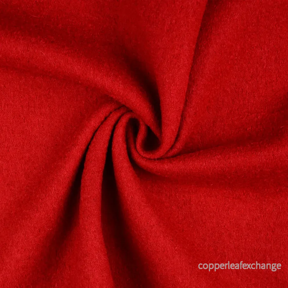 Boiled Wool – Walkloden – Red – 0033 Boiled Wool – Walkloden – Red – 0033