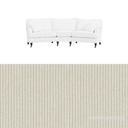 Klädsel till soffa Englesson Howard 3.5-sits medium svängd Tyg Pindrive