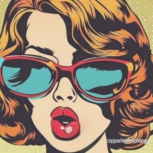 Pop Art Klubba – enstaka decoupage konstark Pop Art Klubba – enstaka decoupage konstark