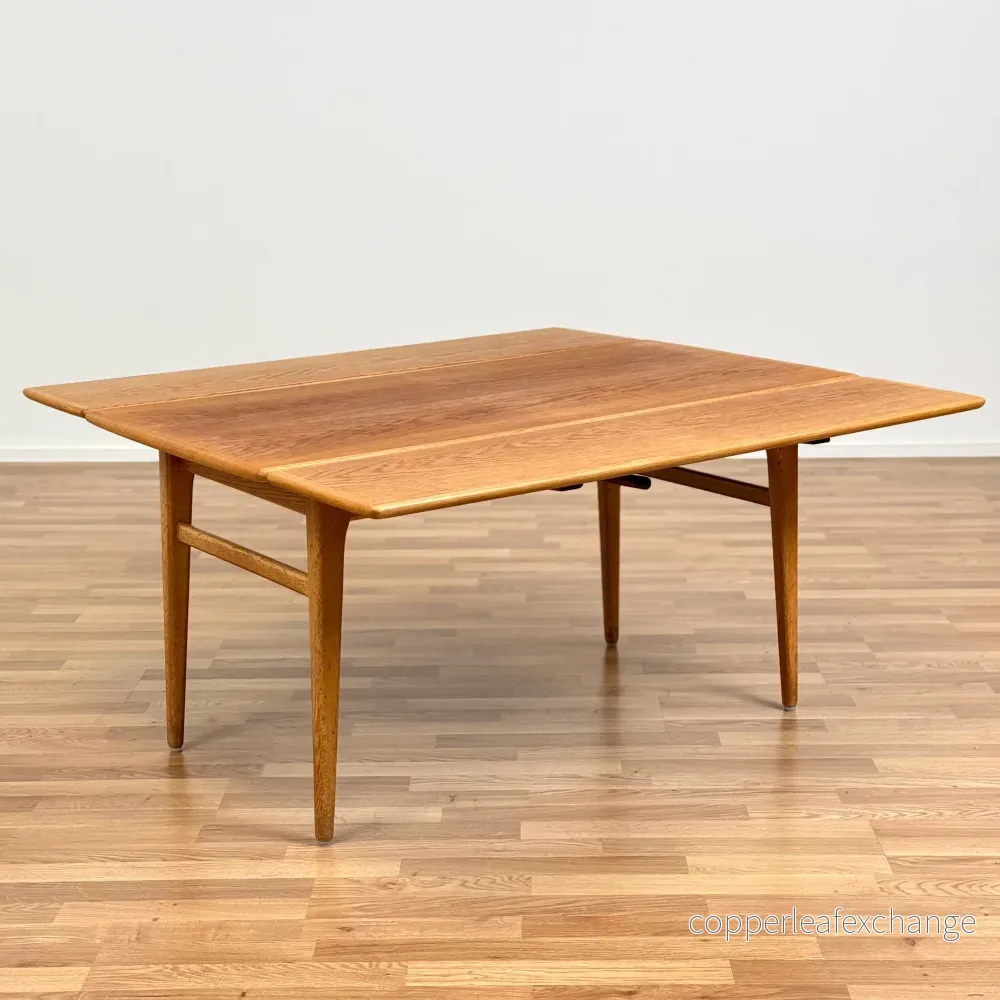 Förlängningsbart soffbord i ek, 1950-60-tal, Sverige - Bild 2