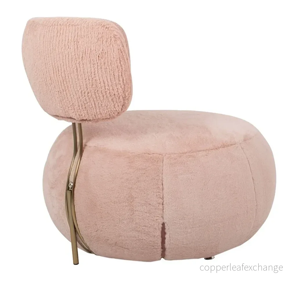 Fåtölj - LOW TEDDY, rosa - Bild 2