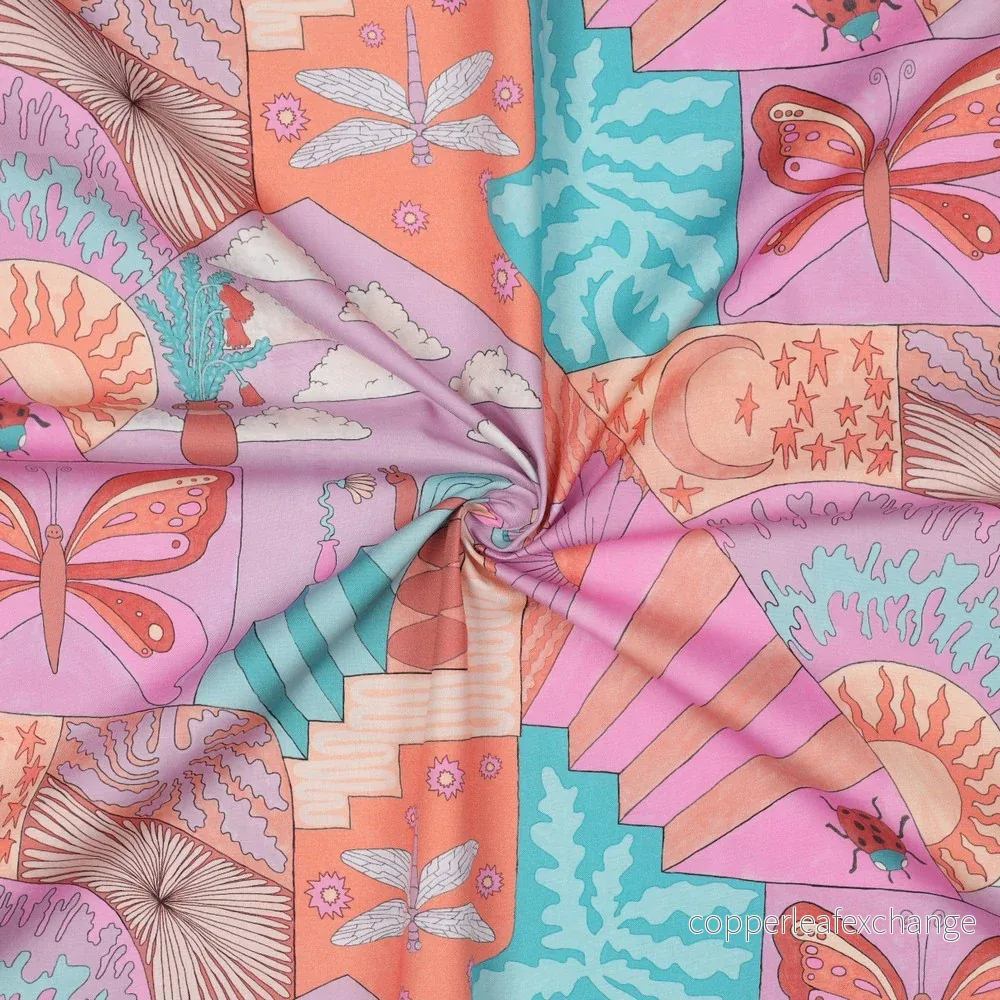 Nerida Hansen – Cotton – Fine popline – Little creatures – Mint – 001