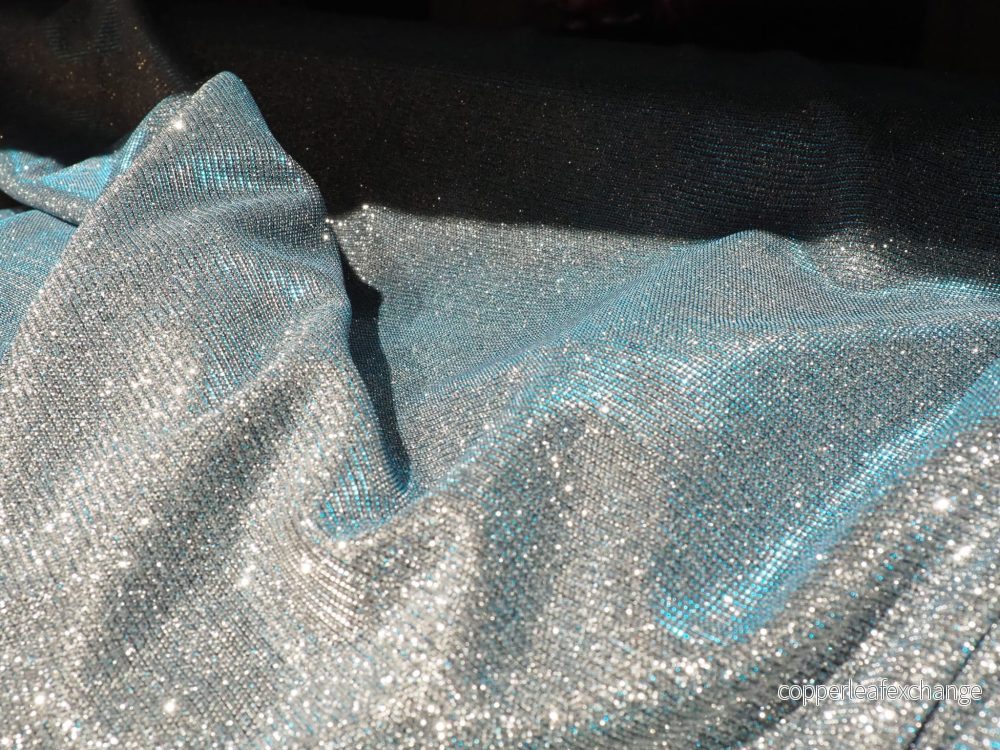 Glitter Lurex Baby Blue - Bild 3