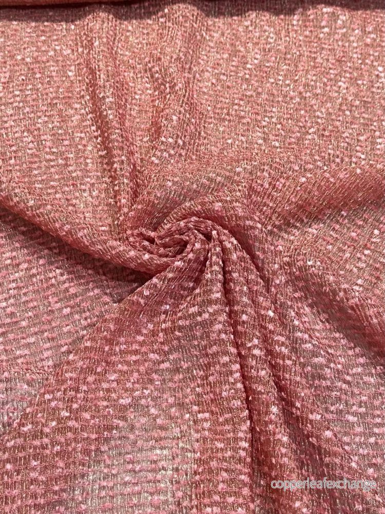 Vintage – Crinkle – Silk – Metal – Pink – VS21