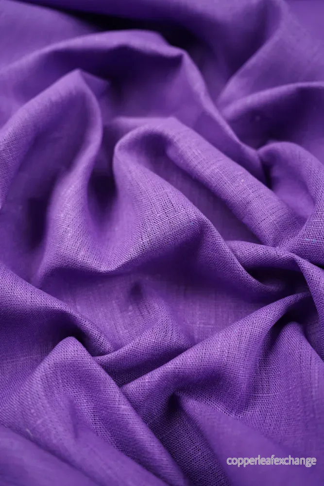Textured linen fabric – Purple – 527 Textured linen fabric – Purple – 527