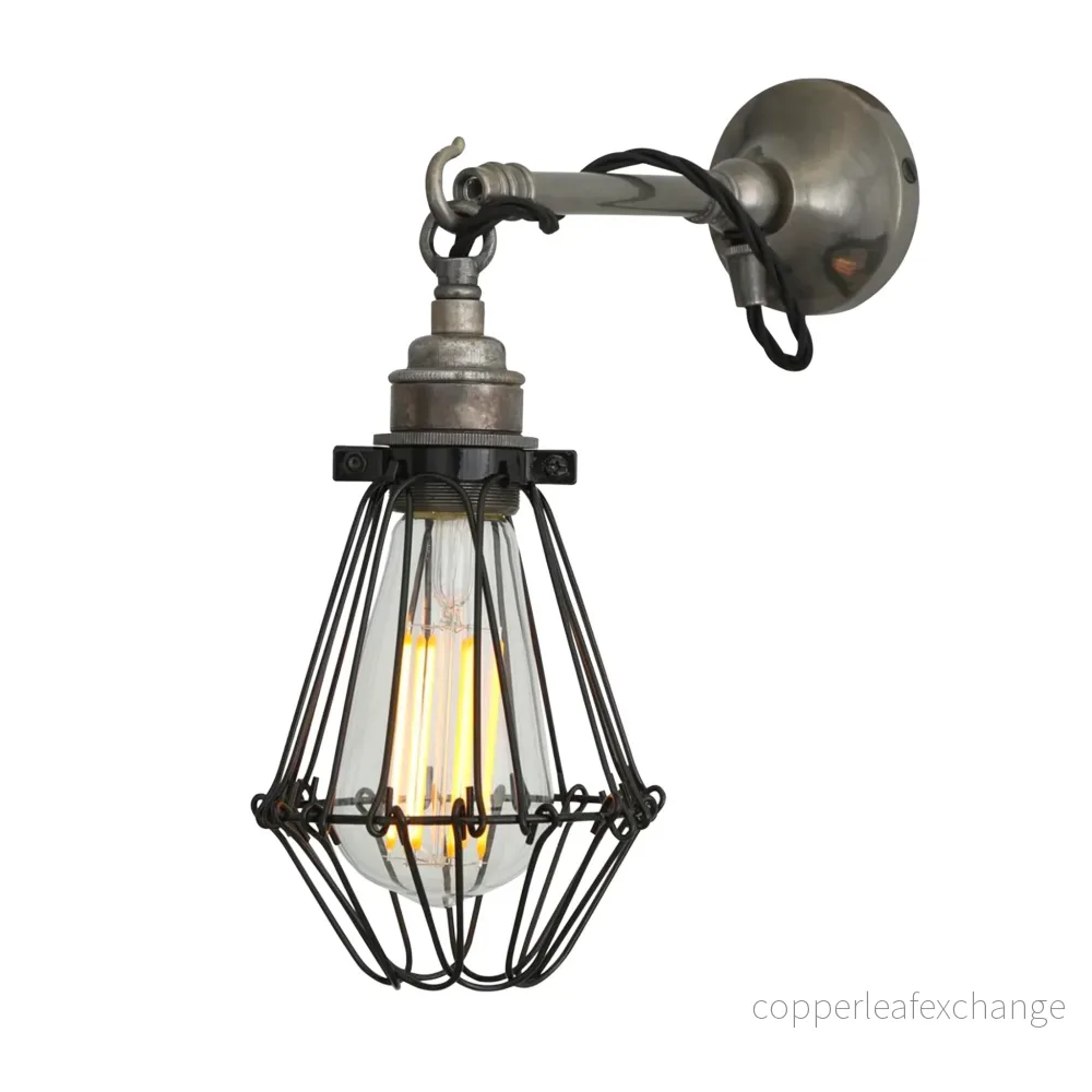 EDOM - Industrial Cage Wall Light on Hook - Bild 2