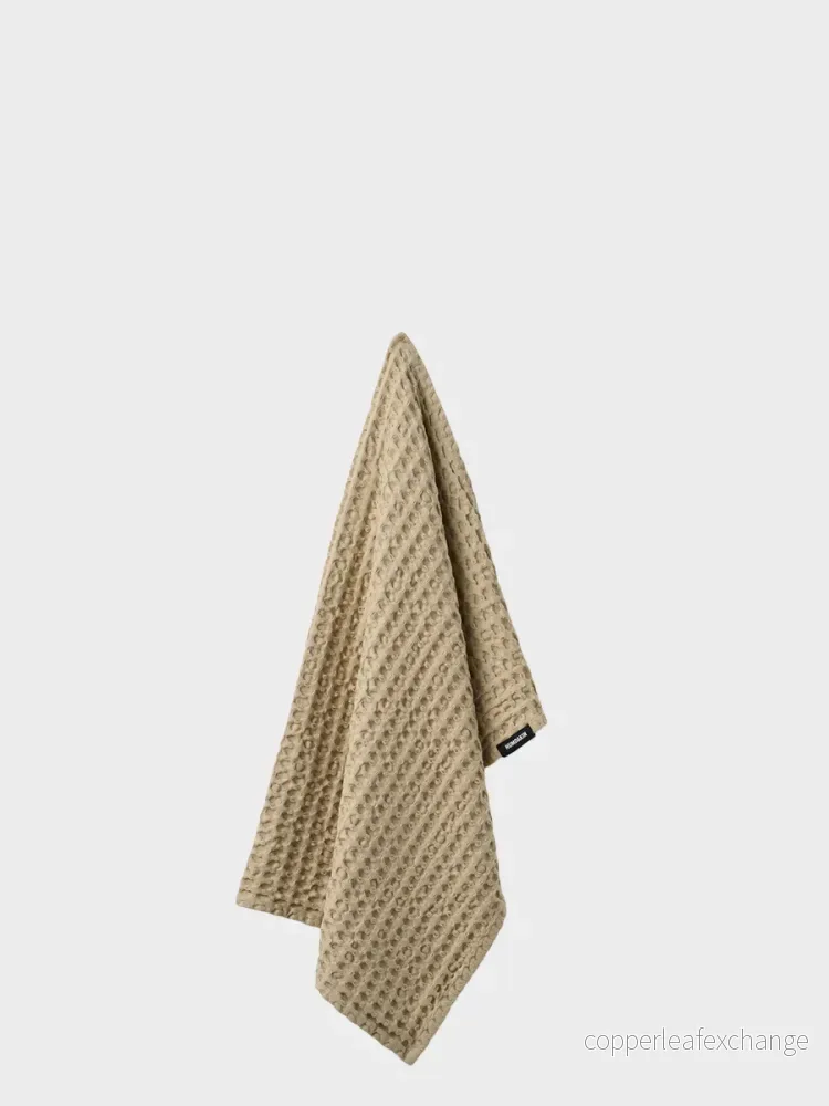 Waffle hand towel light stone Waffle hand towel light stone