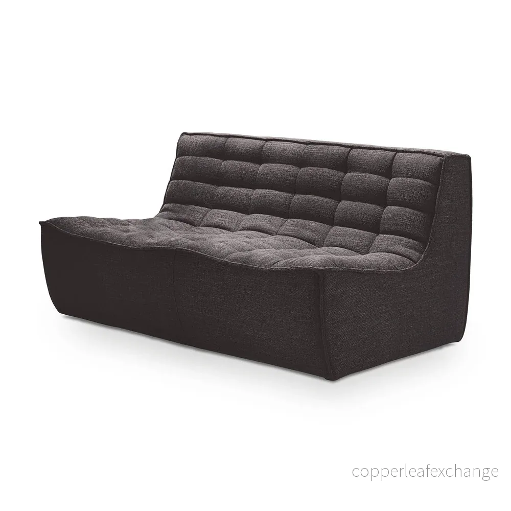 Soffa N701 2-sits, Dark Grey - Bild 3