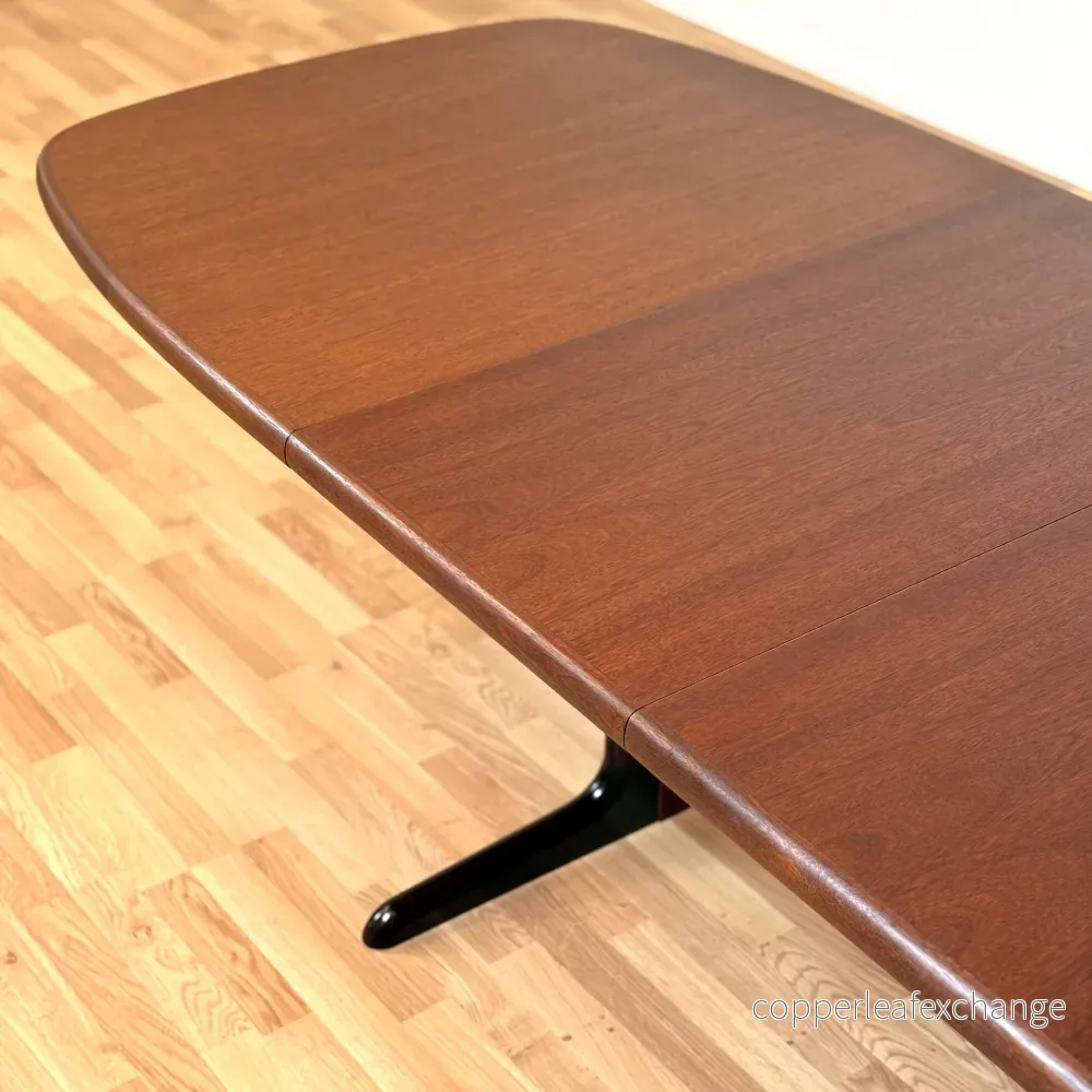 Oval matbord i mahogny av Skovby, ca 1970-talet, Danmark - Bild 3