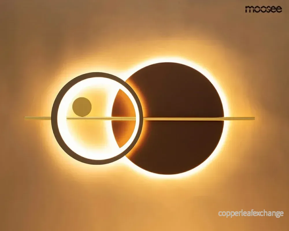 Vägglampa MOONS GULD - Bild 2