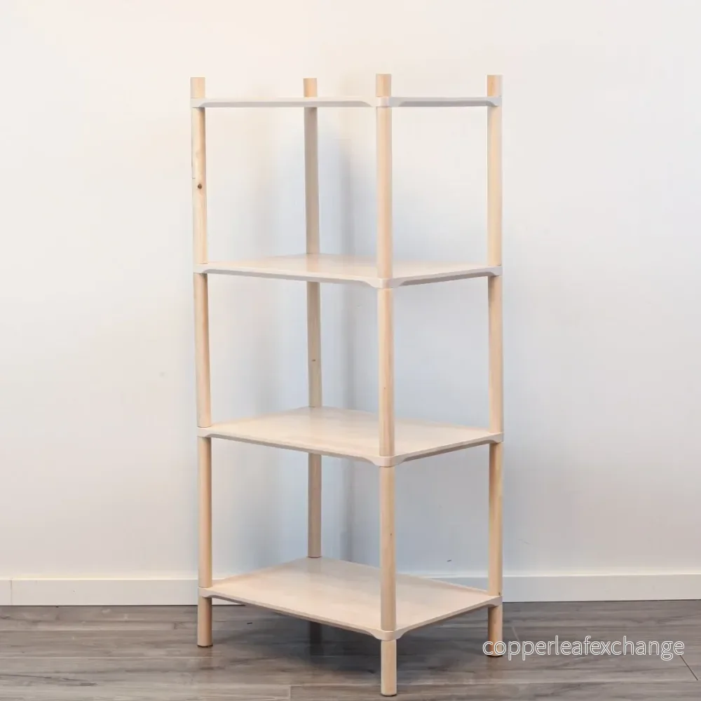 Montessori-inspirerad trähylla liten, 4 hyllor - Bild 2
