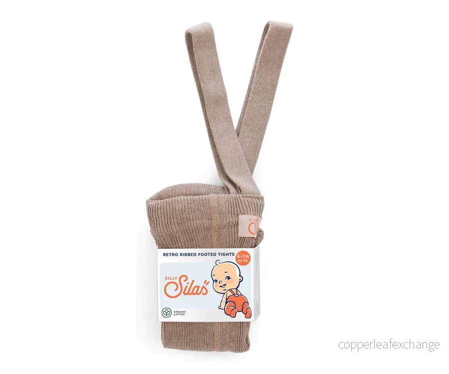 Silly Silas – Classic Footed tights, Peanut Blend