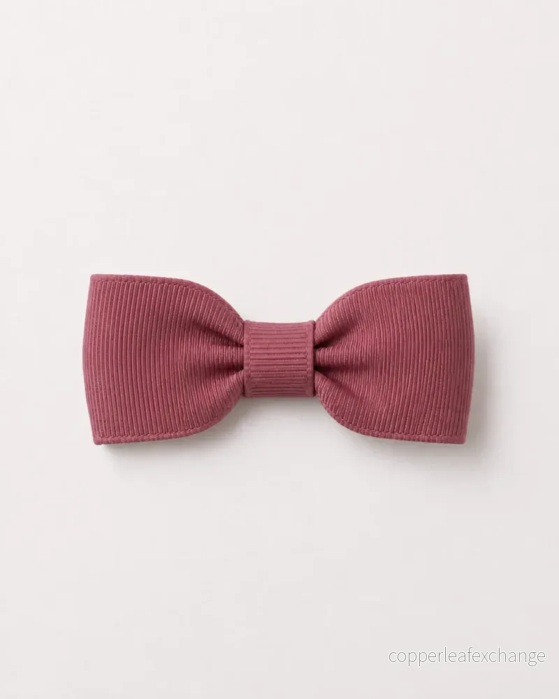 Liten hårrosett, rosy mauve Liten hårrosett, rosy mauve