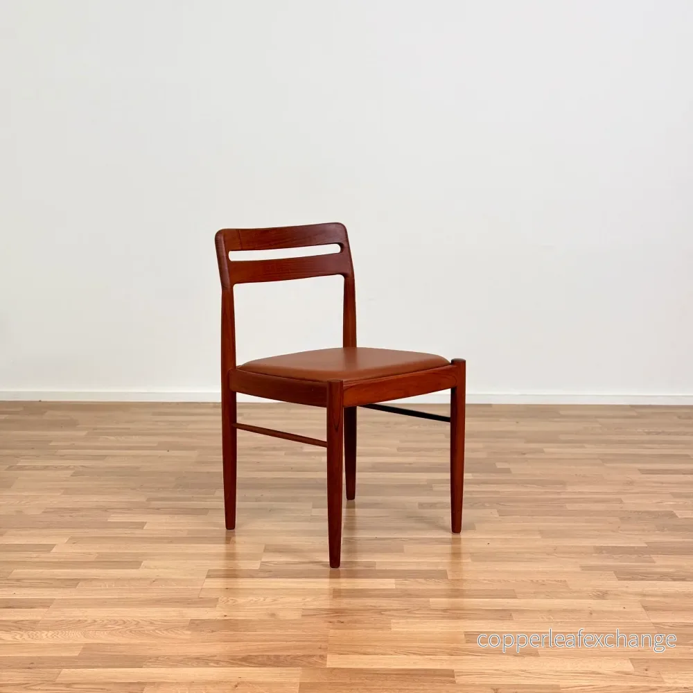 Set om 6 matstolar i massiv teak av H.W.Klein, 1950-60-tal, Danmark - Bild 2