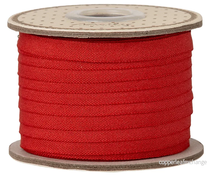 Maileg – Presentsnöre röd, ribbon band 25 m snöre, röd jul presentband