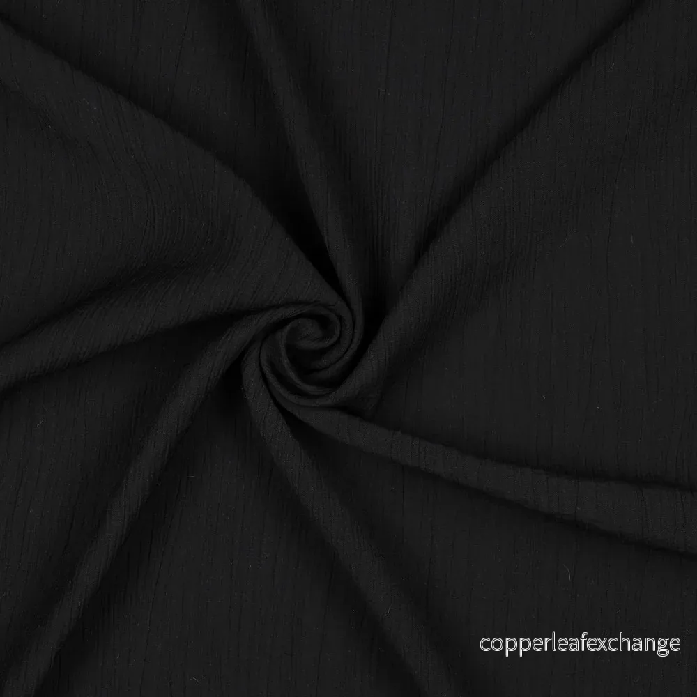 Viscose - Crinkled - Black - 001 - Bild 2
