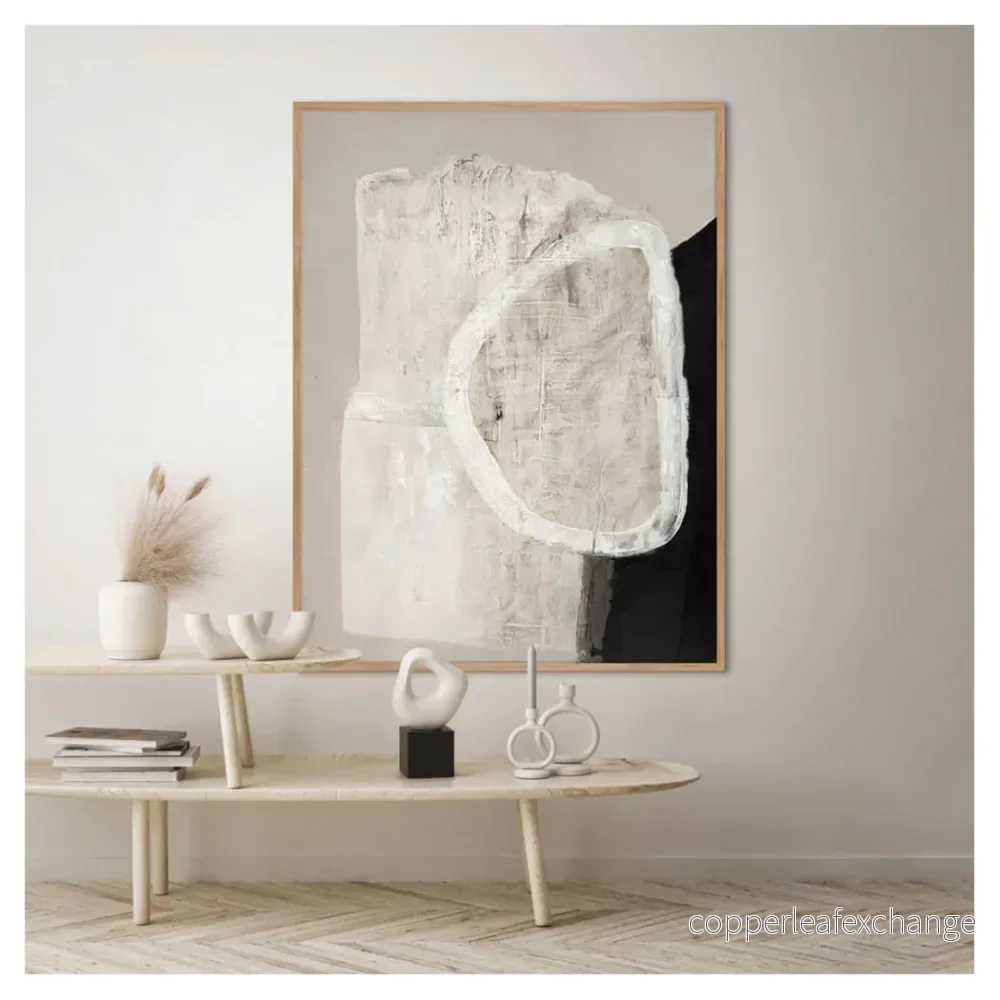 Akrylmålning White Stone - Bild 3