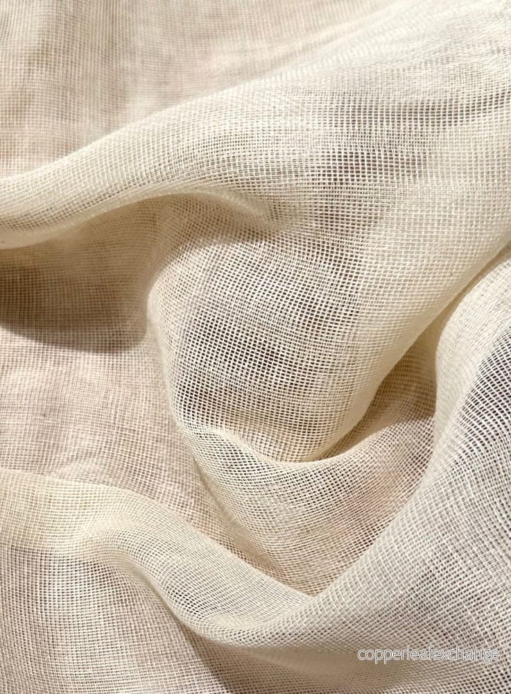 Raw fabric - Made to be washed - Untreated Cotton - Screen cloth - Off-White - Bild 3