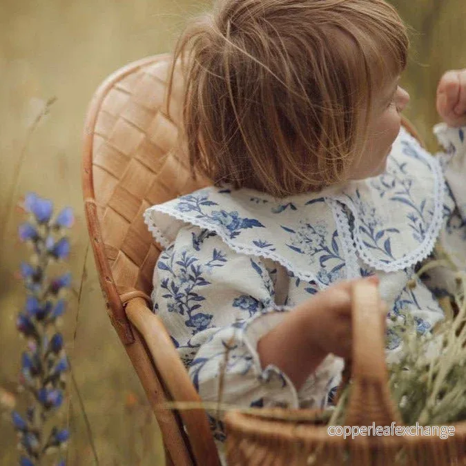 Bloom blus i ekologisk muslin Bloom blus i ekologisk muslin