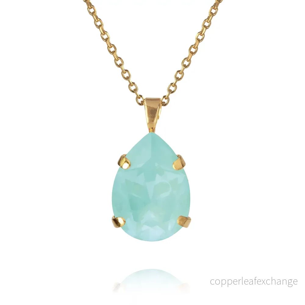 CAROLINE SVEDBOM MINI DROP NECKLACE / SOFT MINT - Bild 2