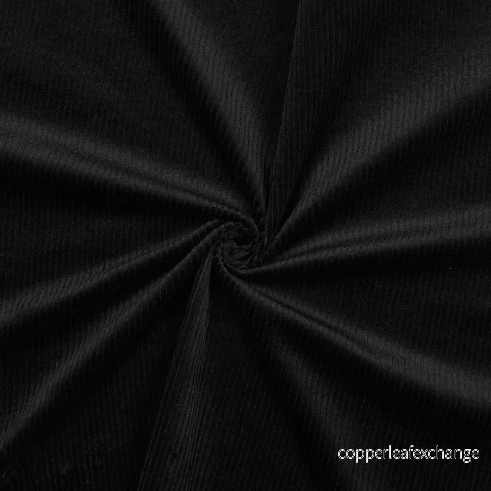 Manchester - Stretch - Washed Corduroy - Black - 001 - Bild 2