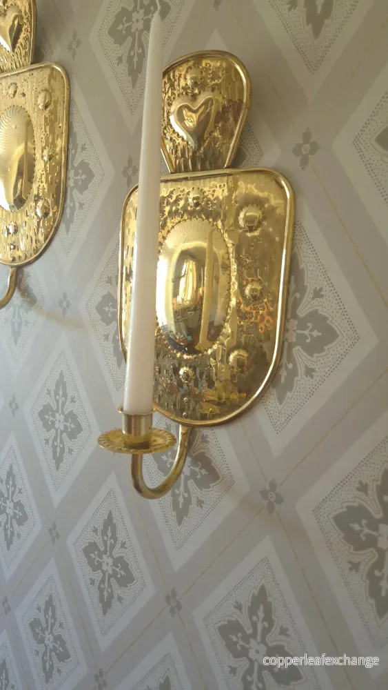 Ljuslampett i mässing - Paret - Bild 3