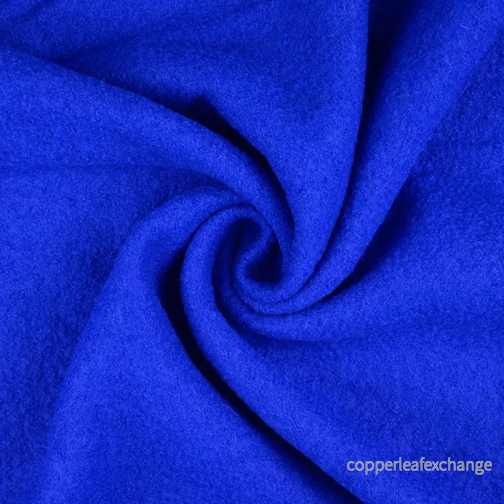 Boiled Wool – Walkloden – Royal Blue 8027 Boiled Wool – Walkloden – Royal Blue 8027