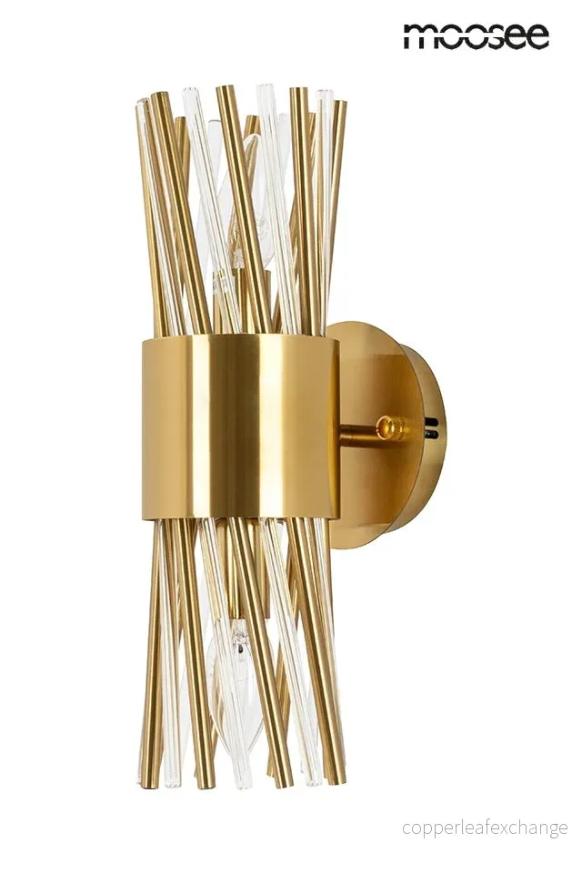 Vägglampa MOOSEE – LORENZO, guld Vägglampa MOOSEE – LORENZO, guld