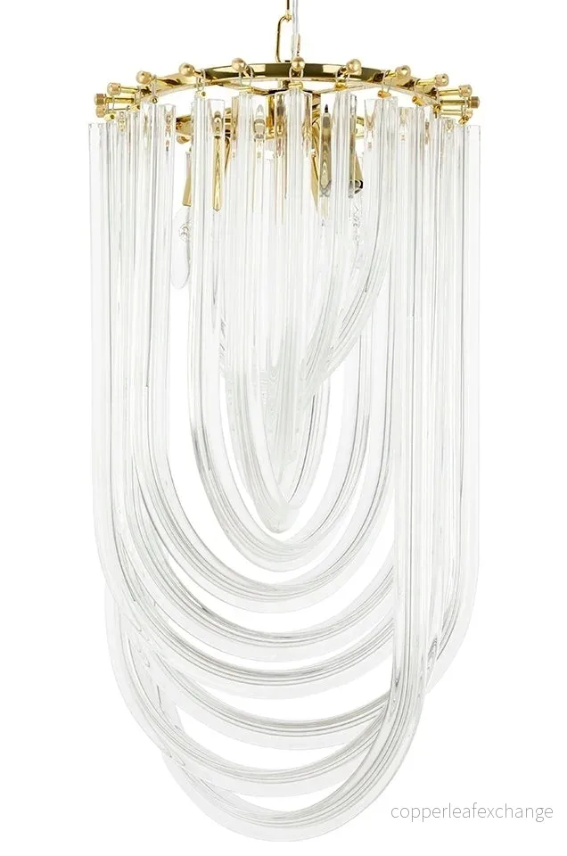 MOOSEE hängande lampa MURANO L guld